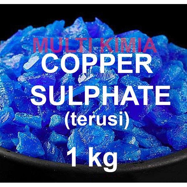 Terusi / Copper Sulphate / Cuso4 1 Kg Gratisongkir