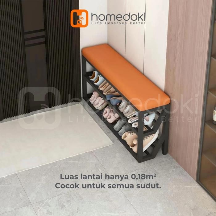 Rak Sepatu / Rak Sepatu Duduk / Rak Sepatu Sofa / Bangku Rak Sepatu