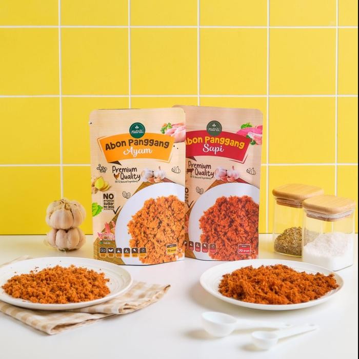 

Nutriti Abon Panggang Abon Ayam Abon Sapi Halal Natural Terlaris