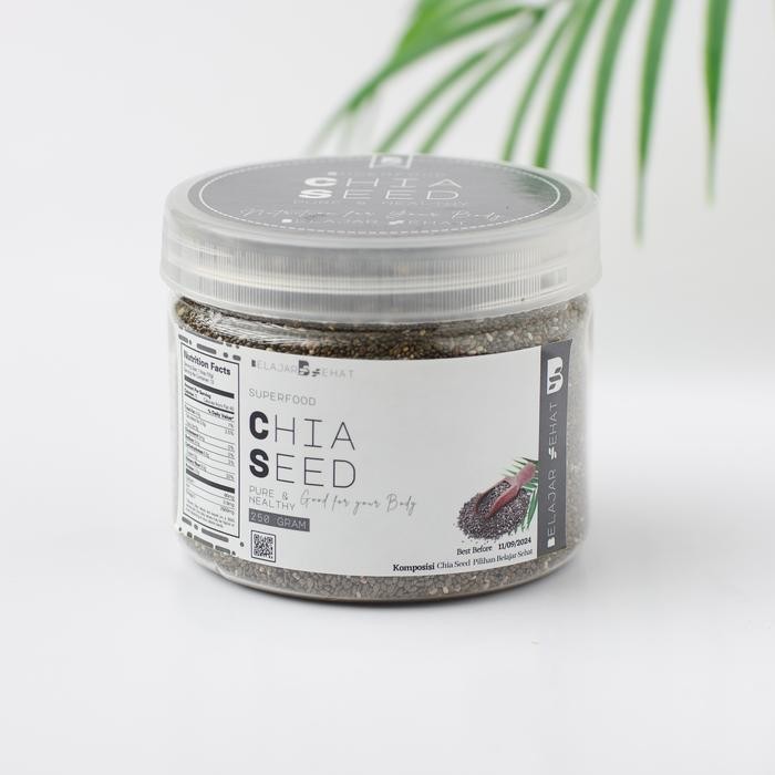 

Black Chia Seed Organic 1Kg / Seeds Hitam Mpasi Mexico Promo