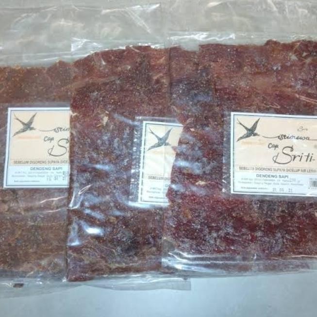 

Dendeng Sapi Merk Sriti 250Gr Terlaris