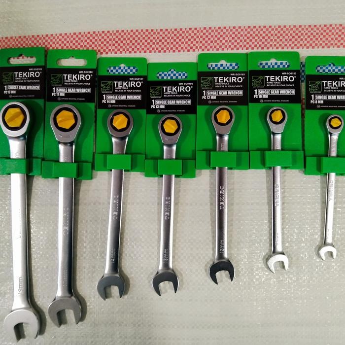 KUNCI RING PAS RACHET TEKIRO PANJANG UK 12MM - JAPAN QUALITY