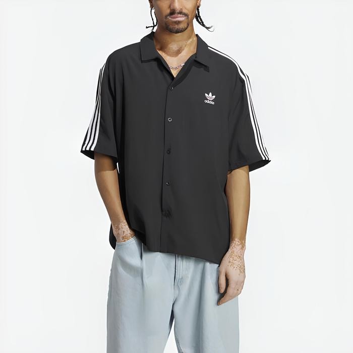 BEST SELLER Kemeja Pendek Adidas Adicolor Classics Shirt Original Pria