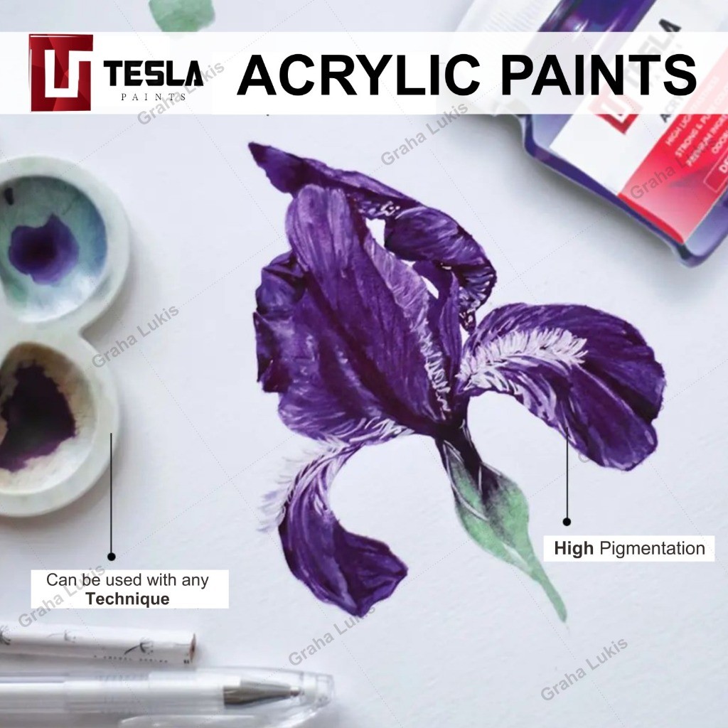 

Tesla Paints - Acrylic Paints Cat Akrilik 125ml - SATUAN