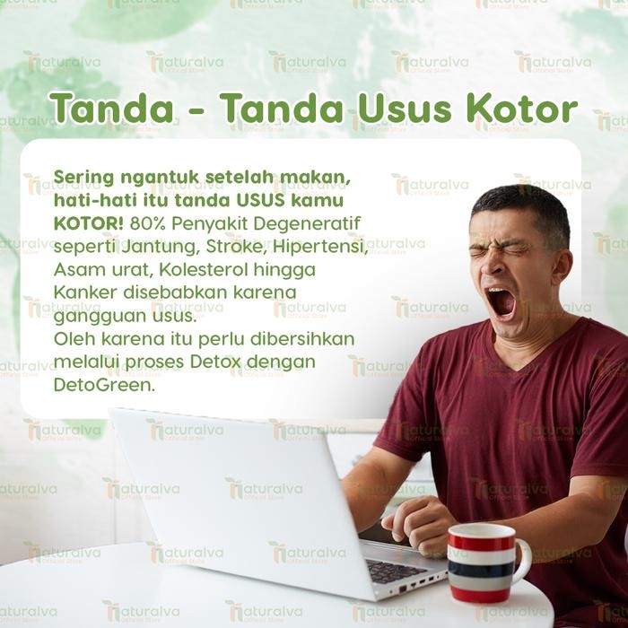 

DetoGreen Teh Sistem Pencernaan Herbal dan Madu untuk Detox