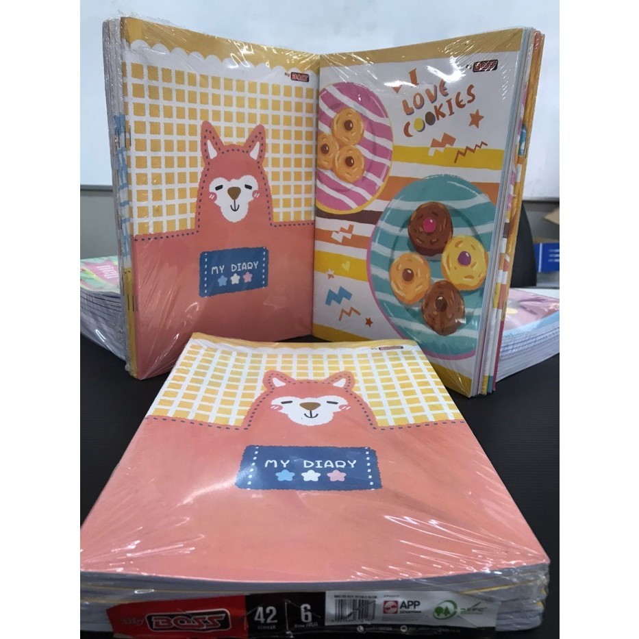 

1 PAK Buku Tulis Big Boss BigBoss 42 Lembar Ukuran B5 Boxy Buku Campus