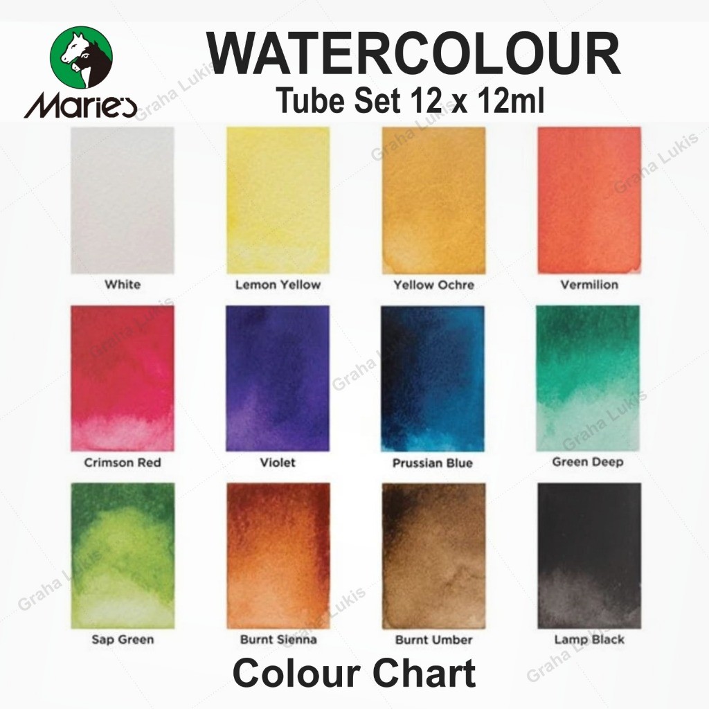 

Maries Water colour 12x12ml - Cat Air Maries
