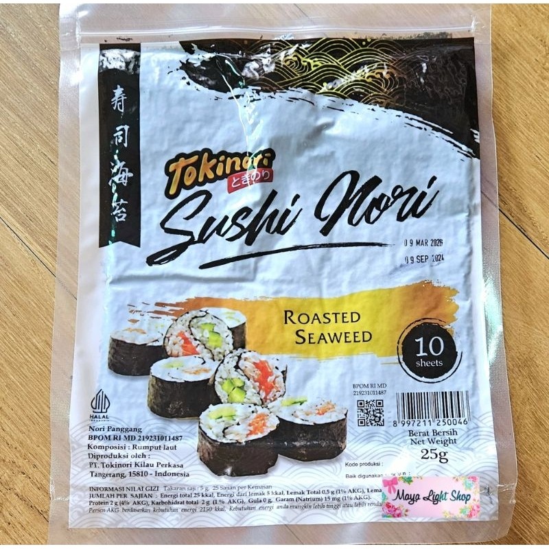 

Nori sushi isi 10 lembar sushi nori sakao java murah halal bahan sushi nori bento kimbap rumput laut