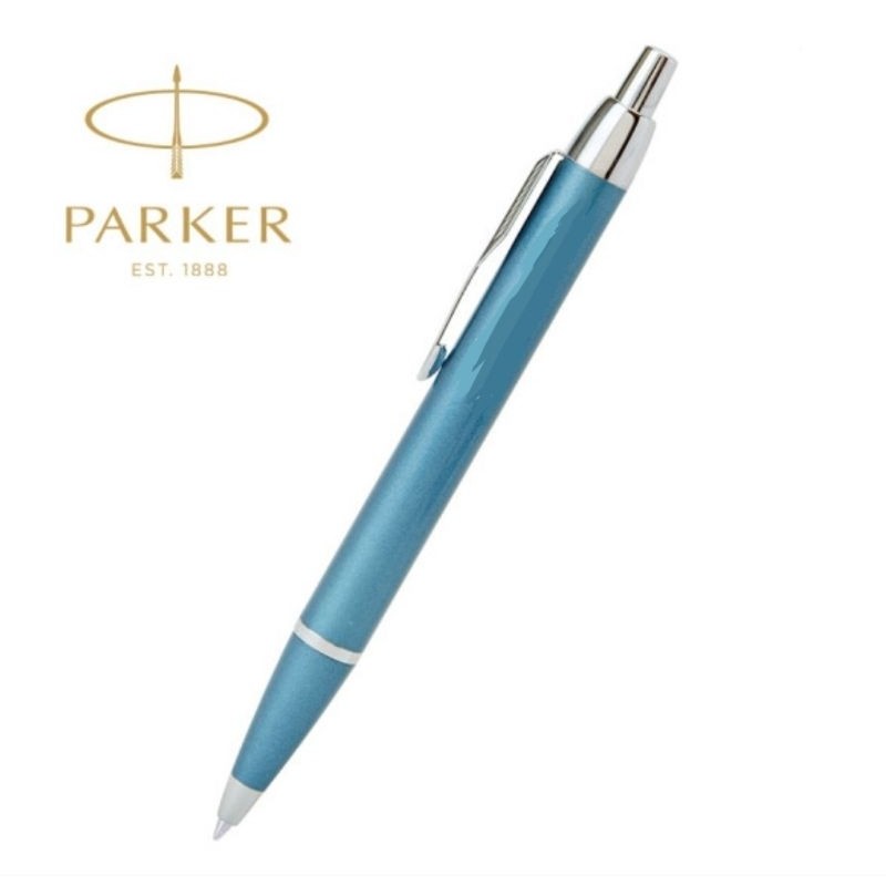 

Parker IM Turquoise Chrome Trim Rollerball Pen 774
