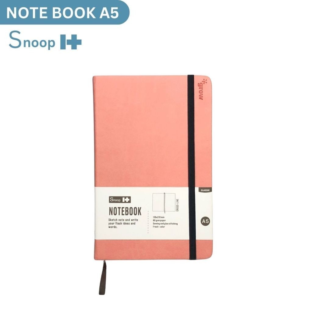 

Notebook A5 Strap Snoop It 2425-3 & 2425-4 Notebook Diary A5 Impor Buku Tulis Catatan Bergaris