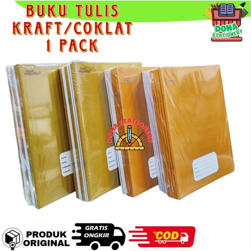 

[ Pack ] BUKU TULIS SIDU SAMPUL COKLAT Buku Tulis SIDU 40 Lembar Buku Tulis SUDAH DI SAMPUL Buku