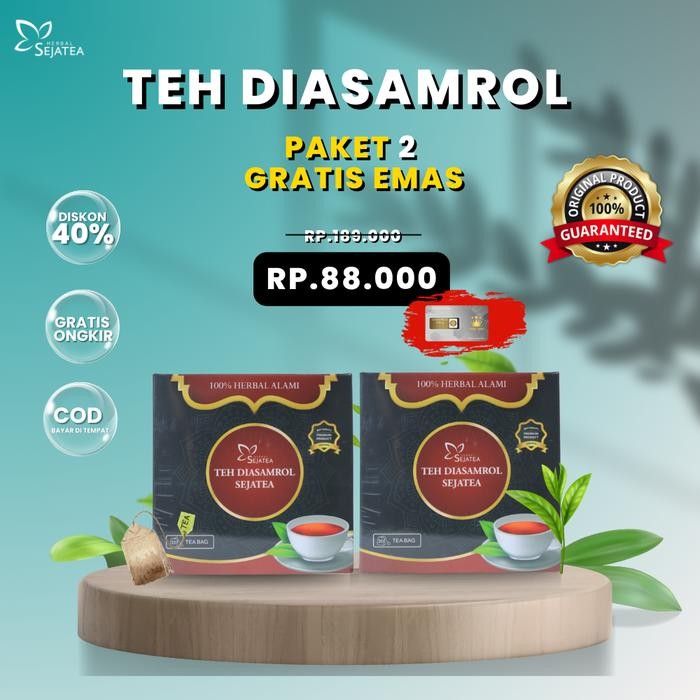 

TEH DIASAMROL PAKET 2 BOX - Teh Asli Bajakah Original