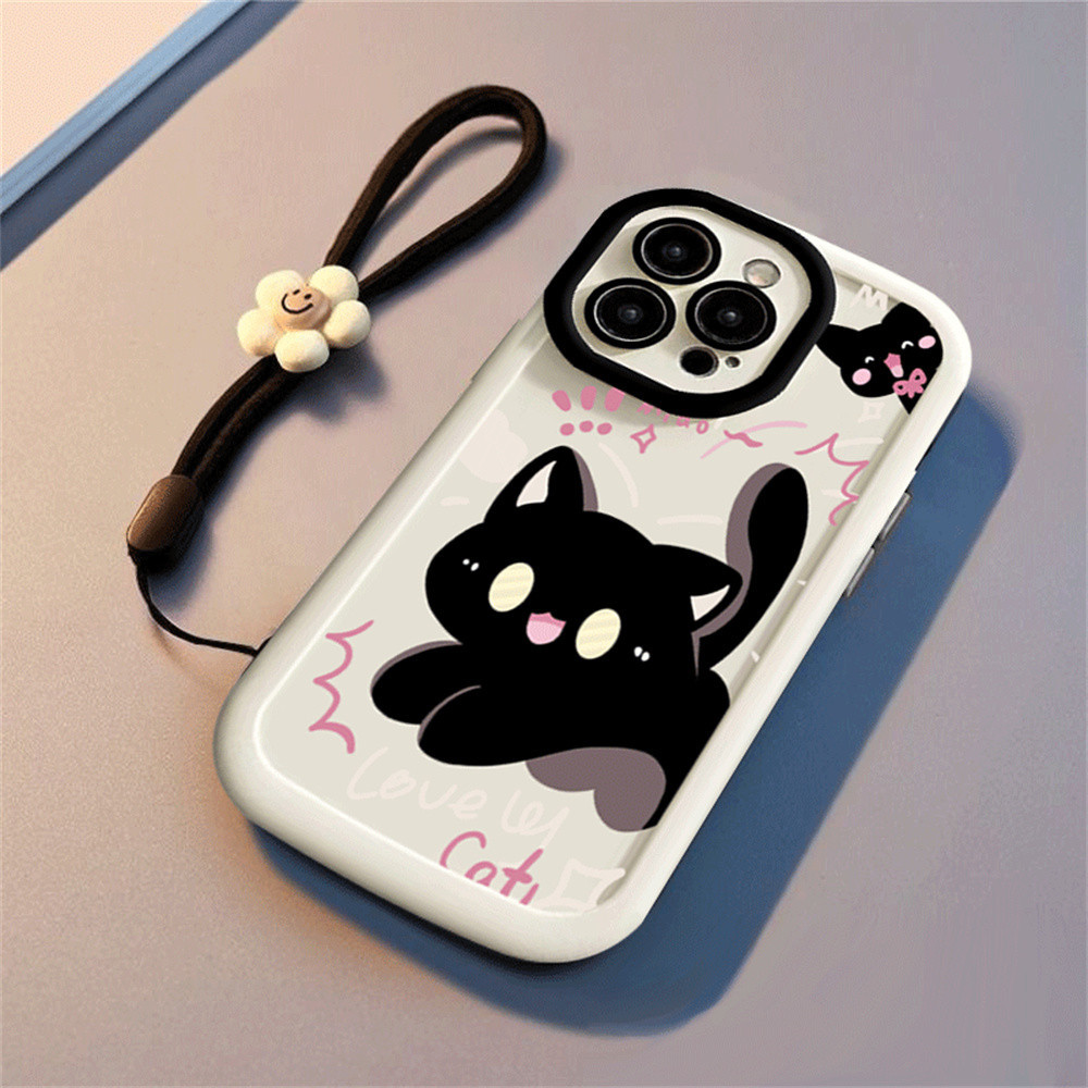 Hitam Terbaru Kucing Case Hp Xiaomi 14 4G 5G Pro Plus 13 13C 14T 13T Pro X3 Poco X7 Pro 5G X6 12 Lit