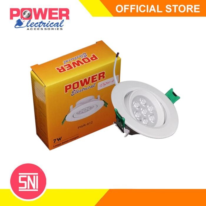 Lumina x Power - LED Downlight Inbow 7W / 12W Bulat Tanam Plafon Lampu Sorot Indoor Hemat Energi War