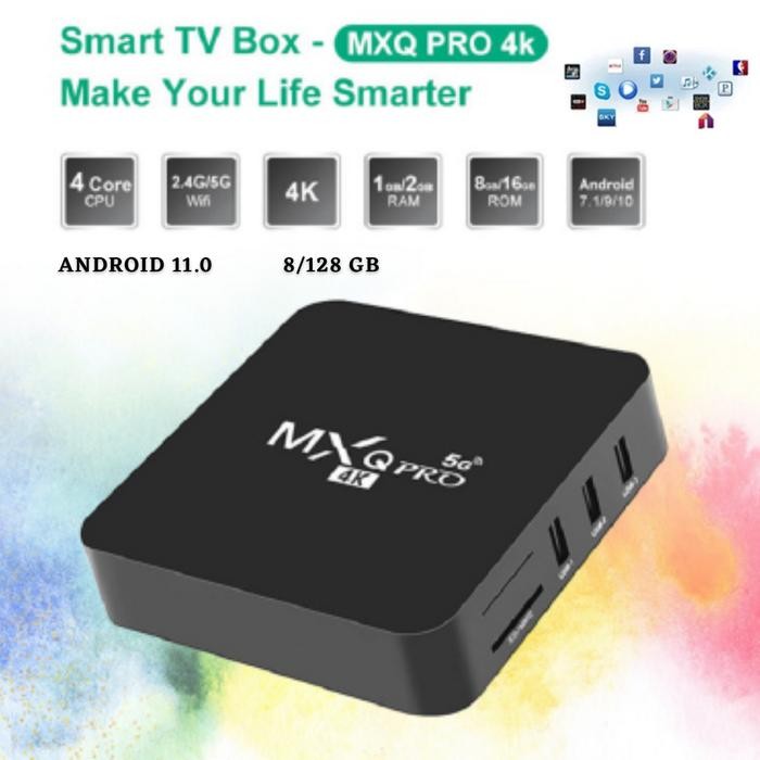 Android TV Box - MXQ Pro 5G 4k 8gb/128gb