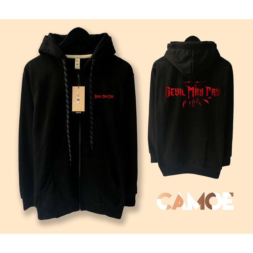 Jaket Hoodie Zipper Gaming Devil May Cry Dante