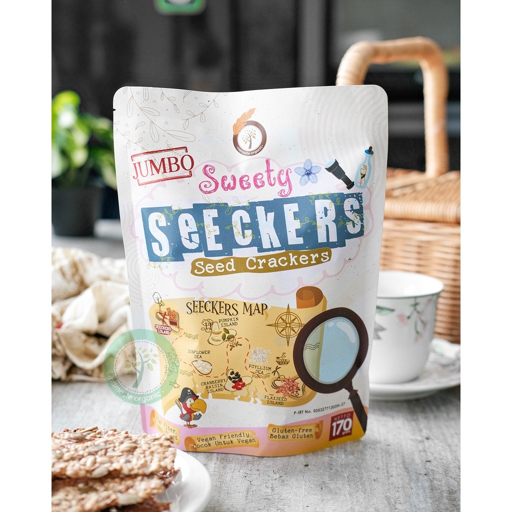 

WHYN!! JUMBO SEECKERS SEED CRACKERS - SWEETY 170GR