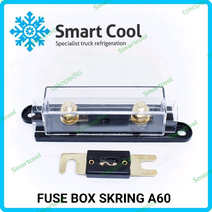 PREMIUM FUSE BOX SKRING AUDIO MOBIL SEKRING AUDIO 60A FUSE BOX RUMAH SEKRING