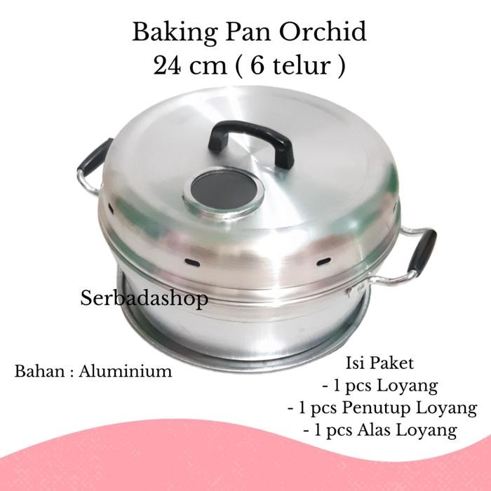 PREMIUM Panci Oven Cetakan Kue Bolu/Baking pan 24cm