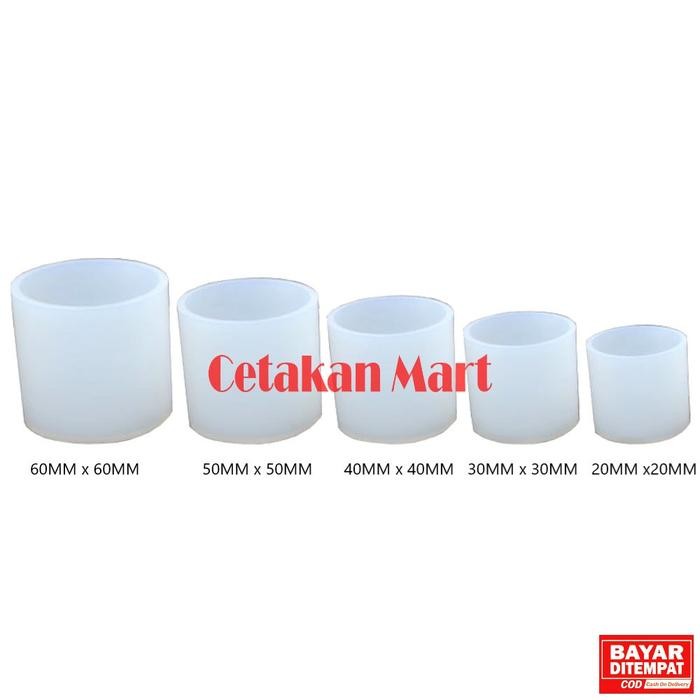 PREMIUM CM Cetakan Silikon Resin Epoxy Craft DIY Lilin Tabung Silinder Cylinder Tube