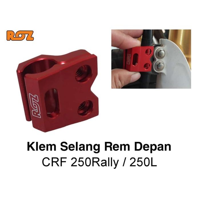 PREMIUM Klem Cover Selang Rem Depan CRF250Rally CRF250L