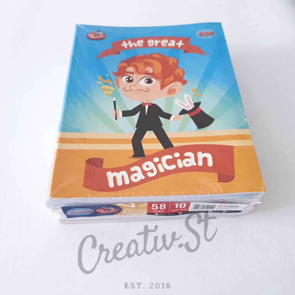 

SINAR DUNIA Buku Tulis 58 Lembar (10 Buku)