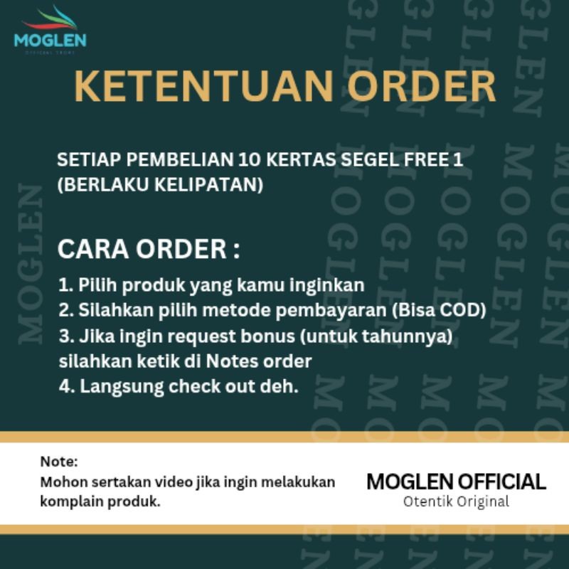 

Kertas Segel Tahun 2000 2002 Double Slide Asli Original