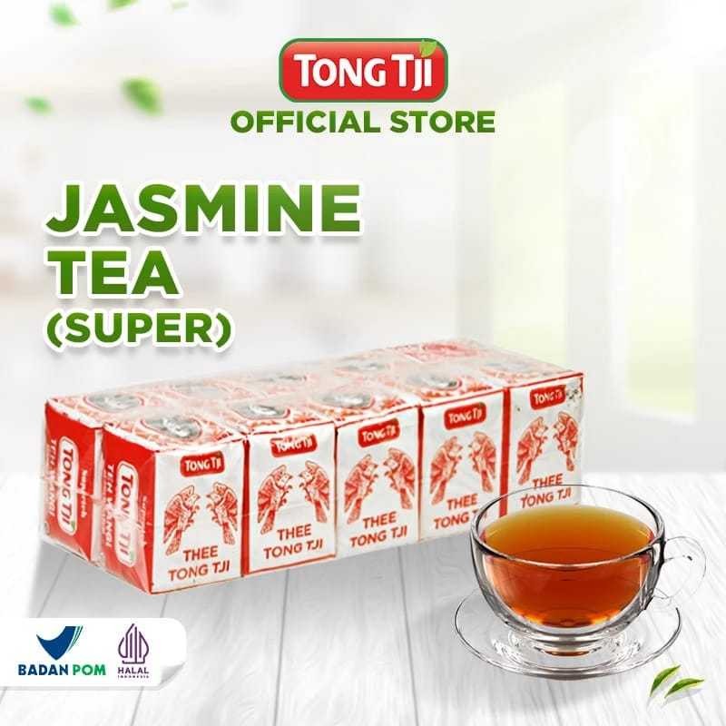

WHYN!! TEH TONG TJI SUPER JASMINE 1 SLOP ISI 10 PCS X 40 GR TEH SEDUH ORIGINAL / TEH TUBRUK JASMINE