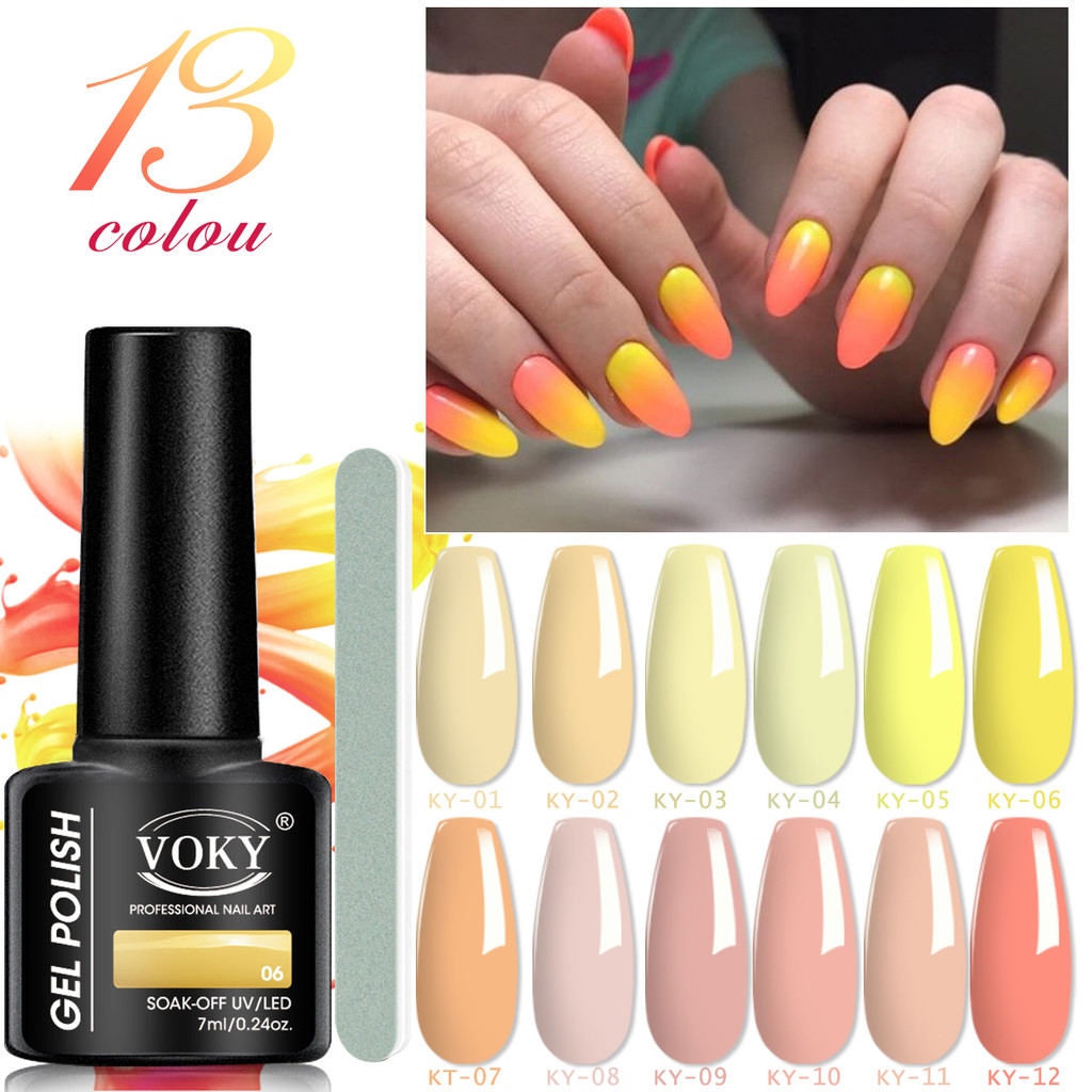 12pcs/set + Nail Polish Polish Strip Gloss Gel Nail Polish Matte and Gloss Gel nail polish Soak UV G