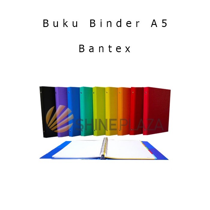 

Binder Note Bantex A5 - Buku Tulis Catatan Notebook Ring Loose Leaf WE!!
