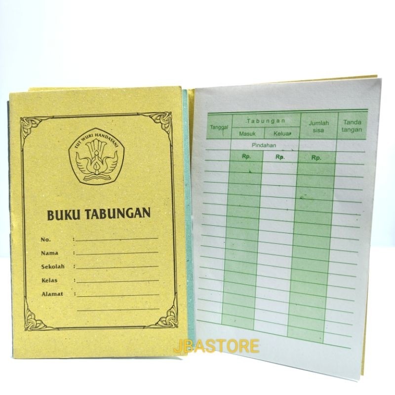

1 Pak 50 Pcs Buku Tabungan Harian Siswa / Buku Arisan / Buku Iuran Sekolah