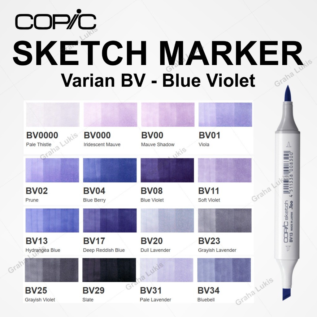 

COPIC SKETCH MARKER VARIAN V - Violet WE!!!