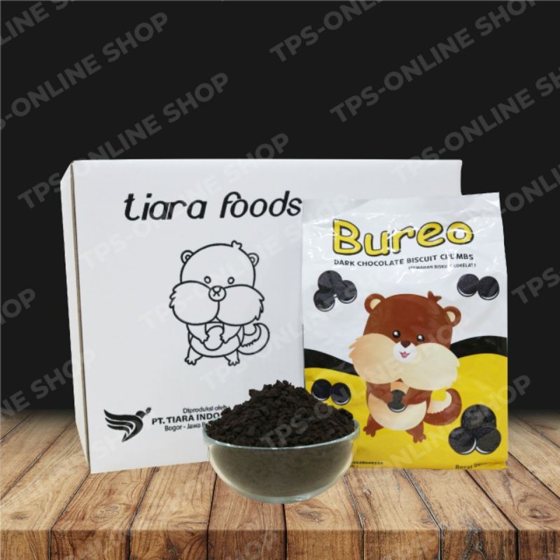 

Bureo Dark Choco Biscuit Crumbs 1kg Halus/Kasar