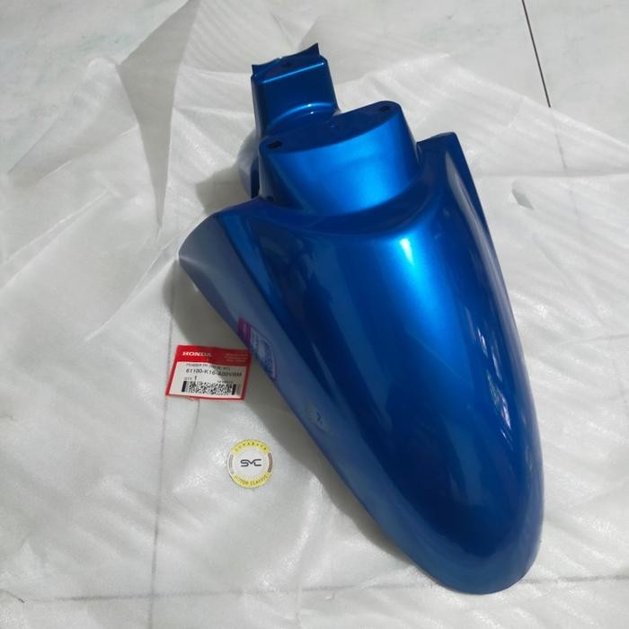SLEBOR SPAKBOR DEPAN SCOOPY FI BIRU CERAH ORI AHM 61100-K16-A00VBM