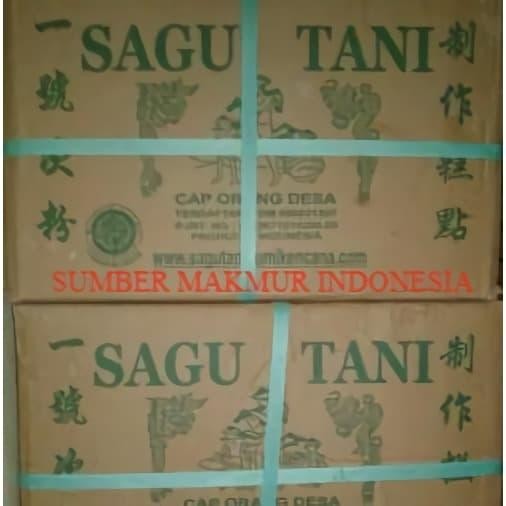 

SALE !!! SAGU TANI BUMI KENCANA CAP ORANG DESA- 1 KG ISI 10 PCS READYY