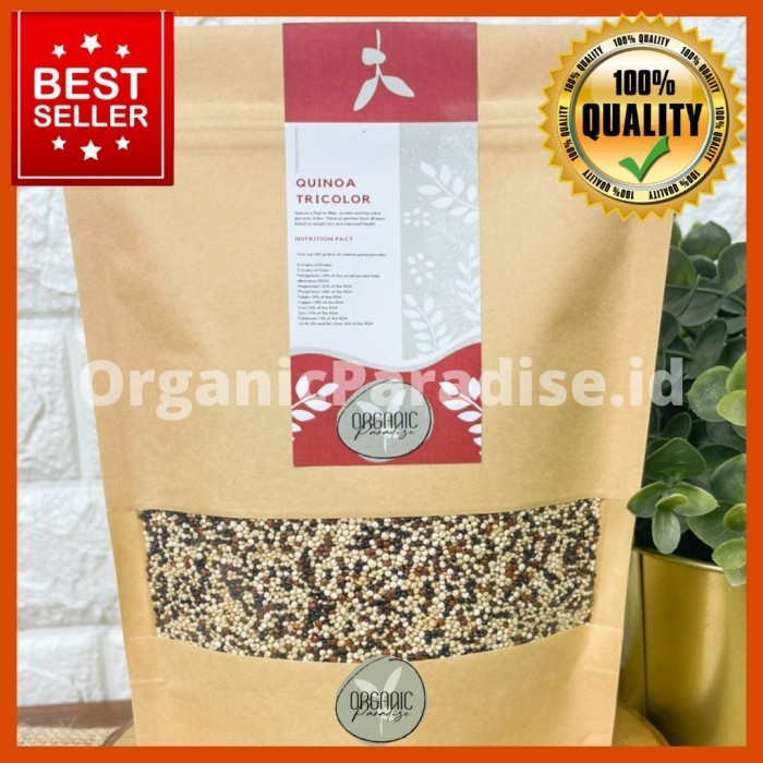 

SALE !!! ORGANIC TRICOLOR QUINOA 1KG PREMIUM QUALITY ORGANIC PARADISE READYY