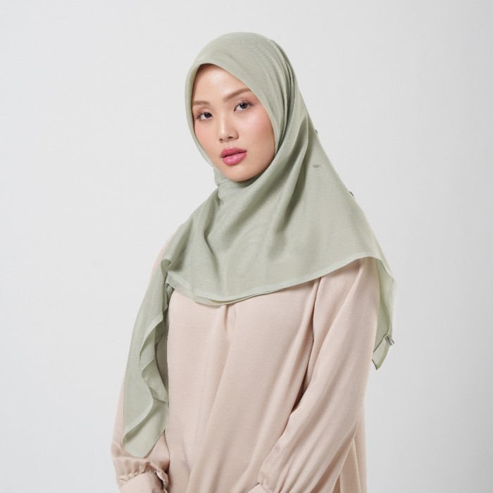 Napocut Hijab - Segiempat Nayla Sulam Hijab Sulam Jilbab Sulam Paris