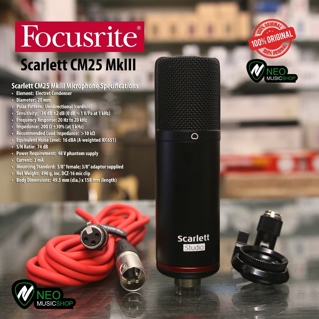 Focusrite CM25 MkIII Studio Condenser Microphone