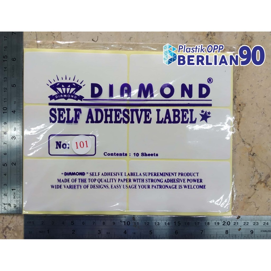 

( 1 Ball ) Label 101 Sticker Harga Grosir (25 Pack/ 1.500 Label / Ball) / Label Stiker Kertas Kartu