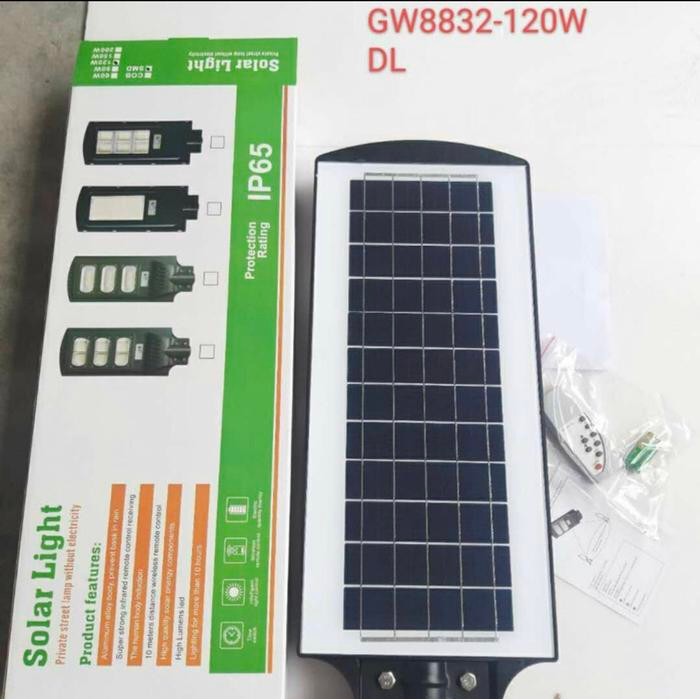 LAMPU JALAN LED 120W SOLAR CELL PJU SURYA LED 120WATT 120W SOLAR CELL