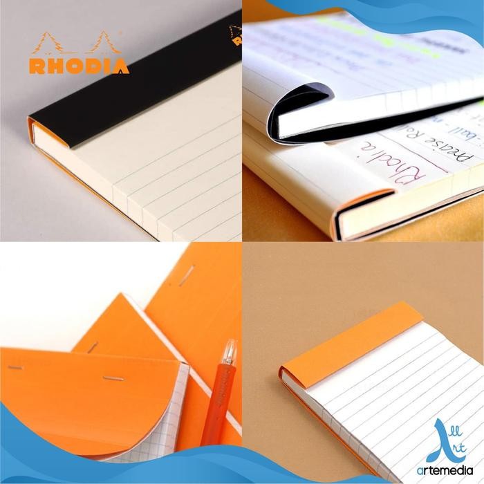

Big Boss - Buku Catatan Rhodia A5 Head Stapled Meeting Pad N16 Notepad