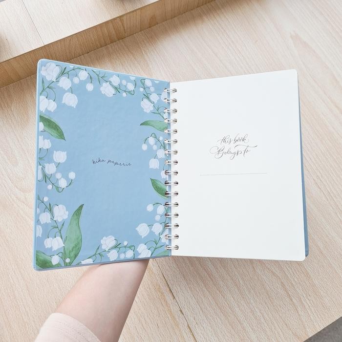 

Big Boss - Notebook / Journal A5 Birth Flower Series - Lily Of The Valley