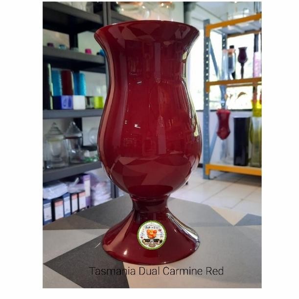 Vas bunga merk WW Design / Tasmania Dual Red / vas merah / Diamas