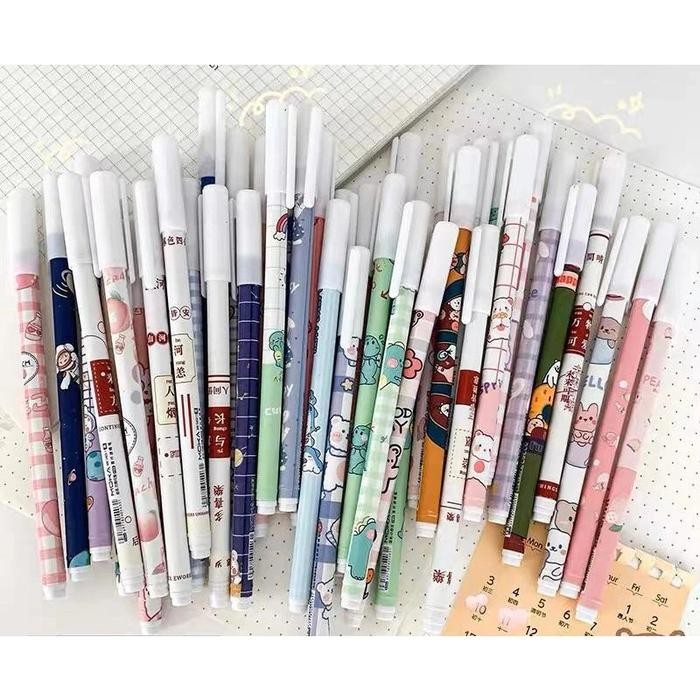 

SALE!! ALAT TULIS PULPEN BISA HAPUS BOLPOIN PENA GEL ERASABLE ERASE MAGIC PEN MOTIF KARAKTER LUCU