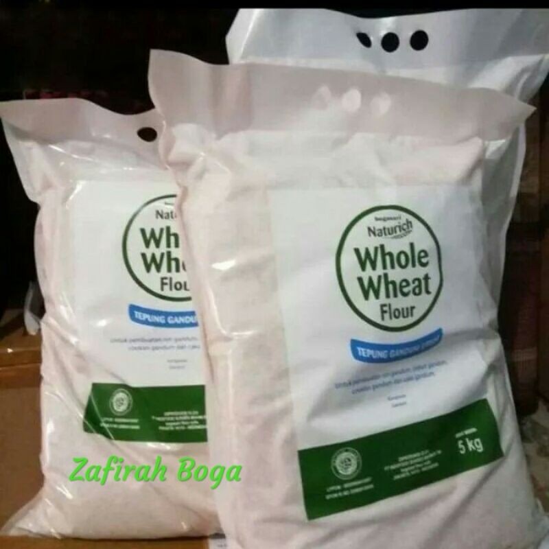 

Tepung Naturich Whole Wheat Flour/Tepung Gandum Utuh 1Kg (Repack)