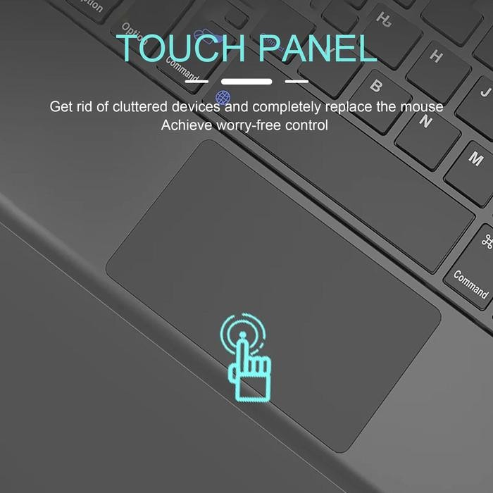 KEYBOARD SET WIRELESS BLUETOOTH TOUCHPAD UNTUK TABLET ANDROID / IPAD / PC / SAMSUNG TABLET