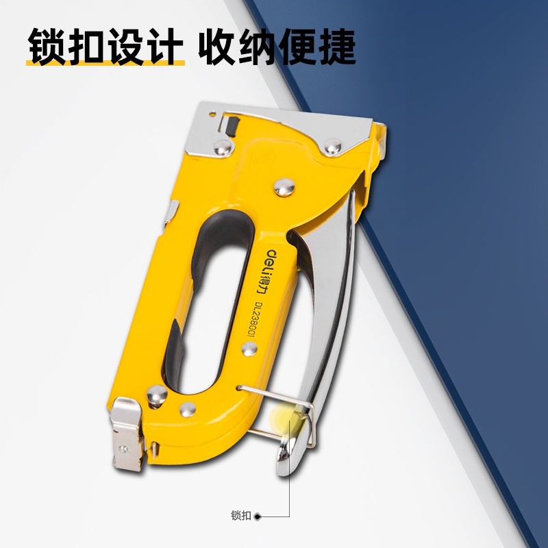 

Deli Stapler Gun / Staples Tembak 4-8mm Perkakas EDL238001