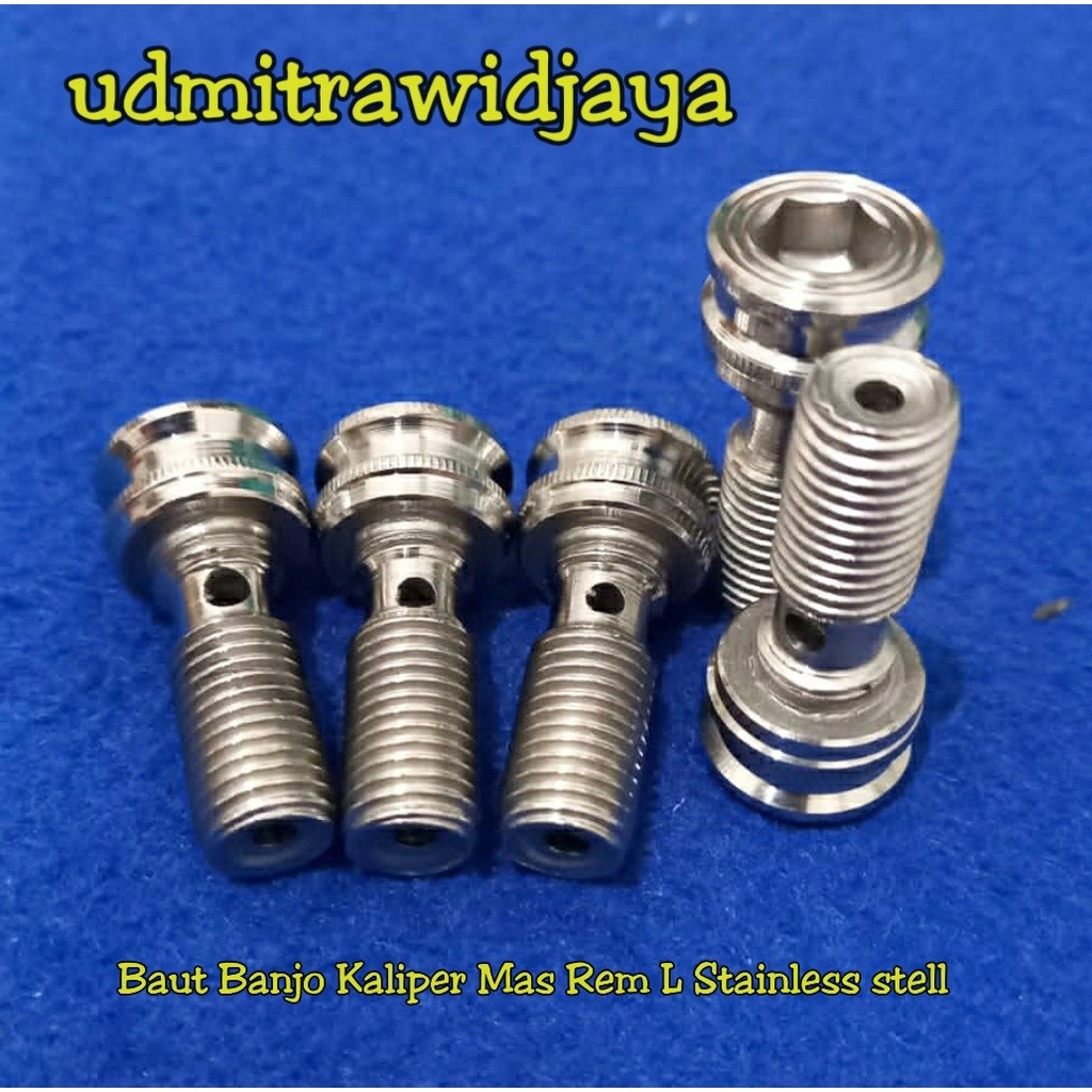 Maylikania Baut Nepel Baut Banjo Selang Rem Probolt Stainless Baut Selang Rem Ke Master / Kaliper