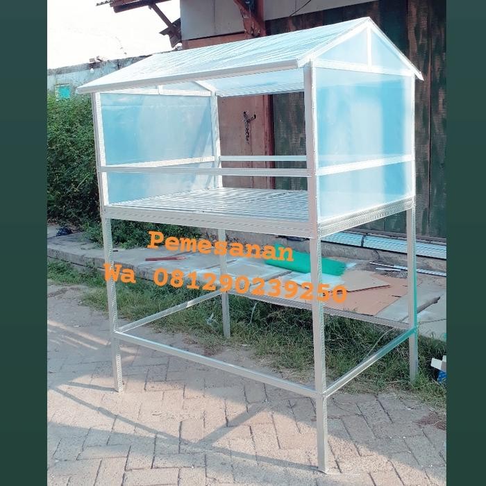 hidroponik rakit apung rangka baja ringan Kode 1335