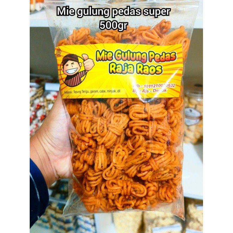 

Olivoliv Snack Seblak Kering Pedas Kemasan(1/2Kg) / Seblak Kencur/ Basreng / Mie Gulung/Makroni
